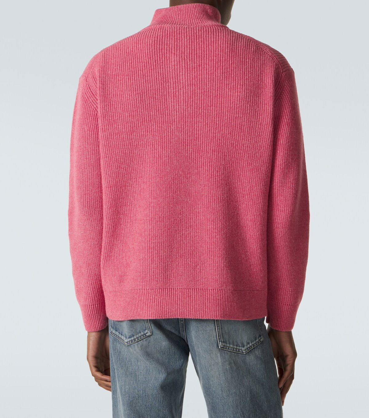 JW Anderson Wool and cotton half-zip sweater