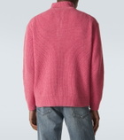 JW Anderson Wool and cotton half-zip sweater