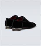 Christian Louboutin Greggyrocks velvet Oxford shoes