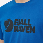 Fjällräven Men's Logo T-Shirt in Alpine Blue