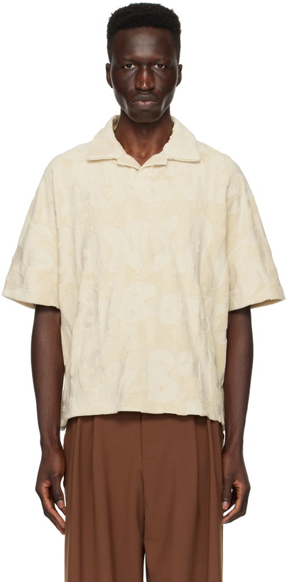 Photo: Bonsai Beige Jacquard Polo