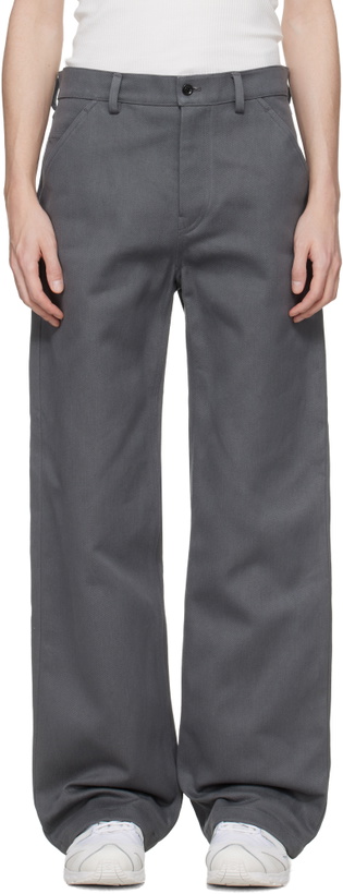 Photo: Rier Gray Antique Gabardine Trousers