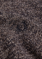 Fred Perry Logo-embroidered Wool-blend Jumper Navy