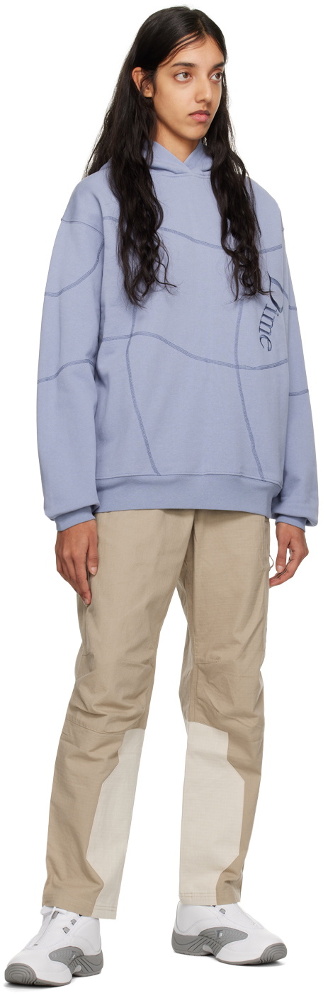 Dime Blue Warp Hoodie Dime
