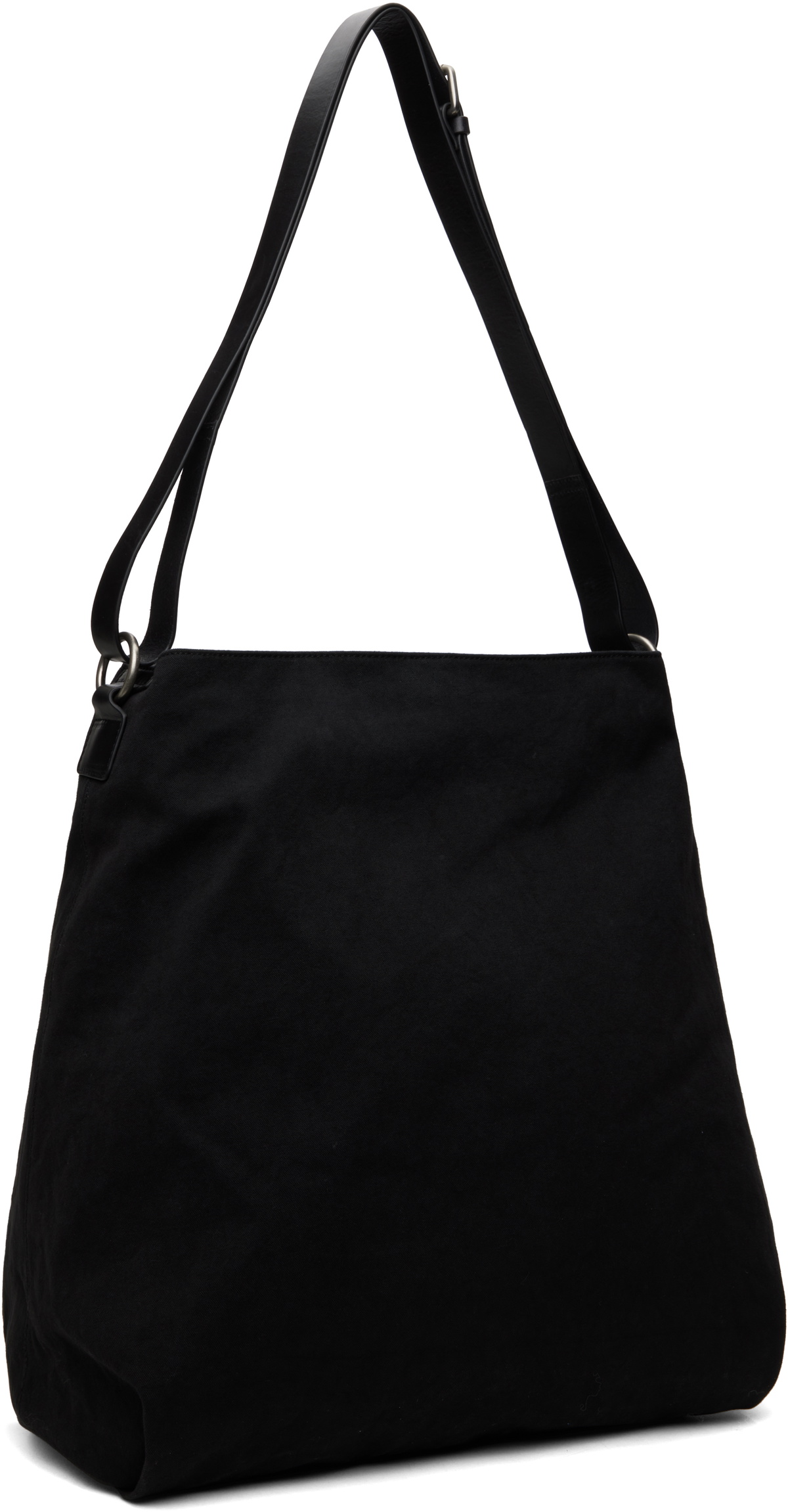 Dries Van Noten Black Large Canvas Bag