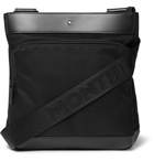 Montblanc - Nightflight Leather-Trimmed Nylon Messenger Bag - Men - Black