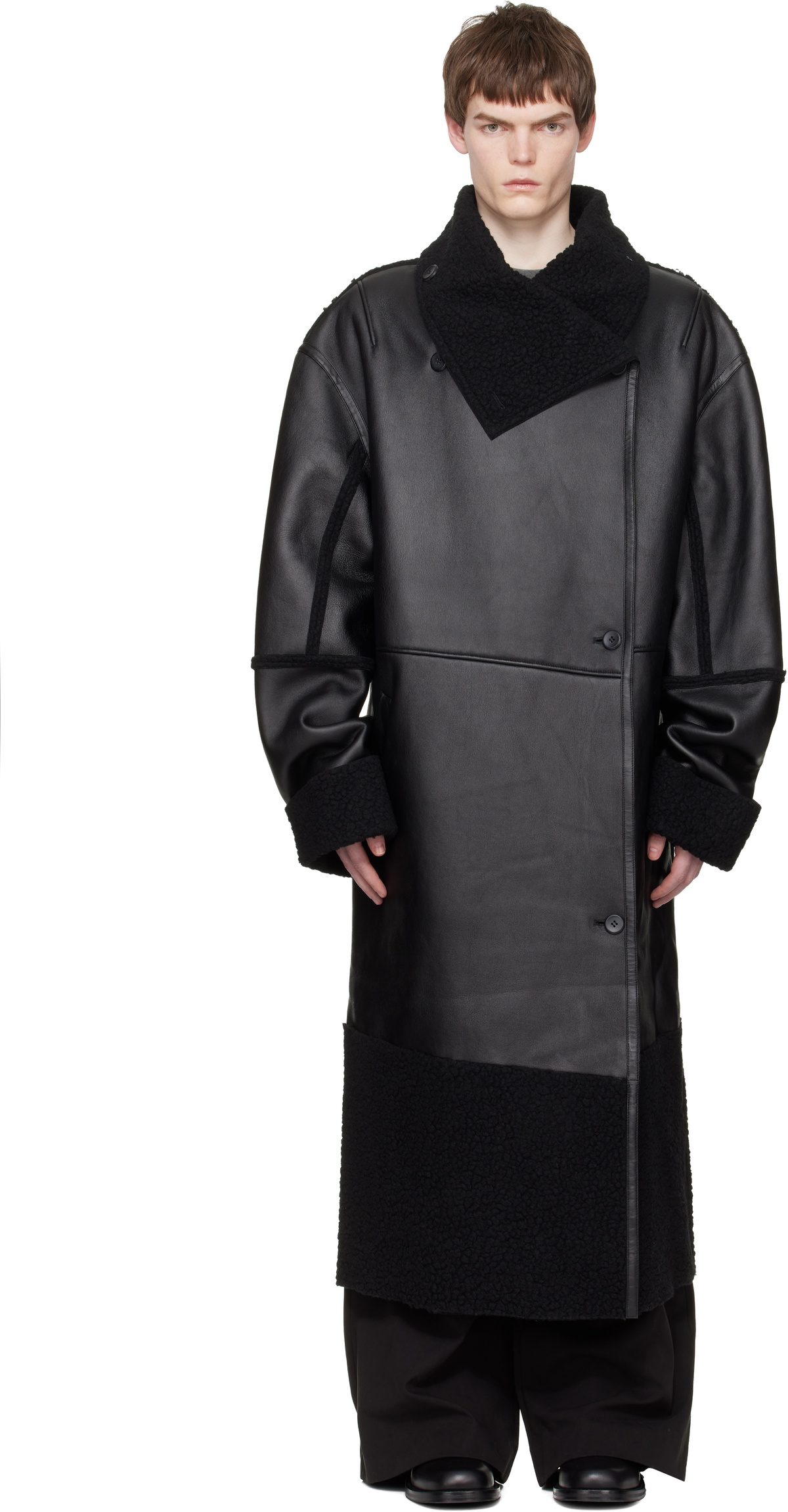 Entire Studios GOODMAN トレンチ　サイズS Entire Studios Black Goodman Trench Coat Entire Studios