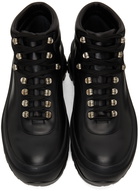 Jil Sander Black Leather Hiking Boots