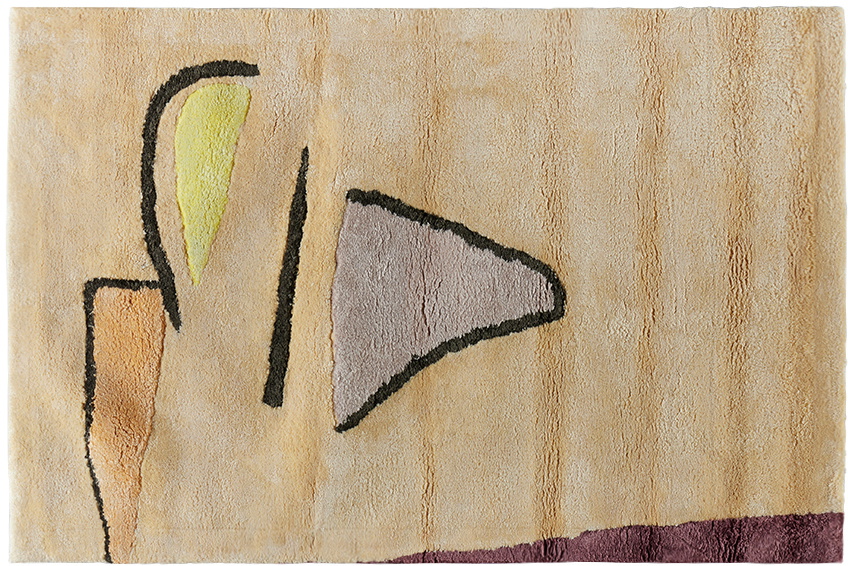 Cold Picnic Beige Sherbet Rug