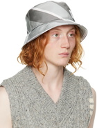 Thom Browne Gray Mogador Bucket Hat