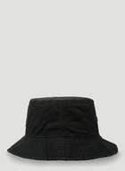 Face Patch Bucket Hat in Black