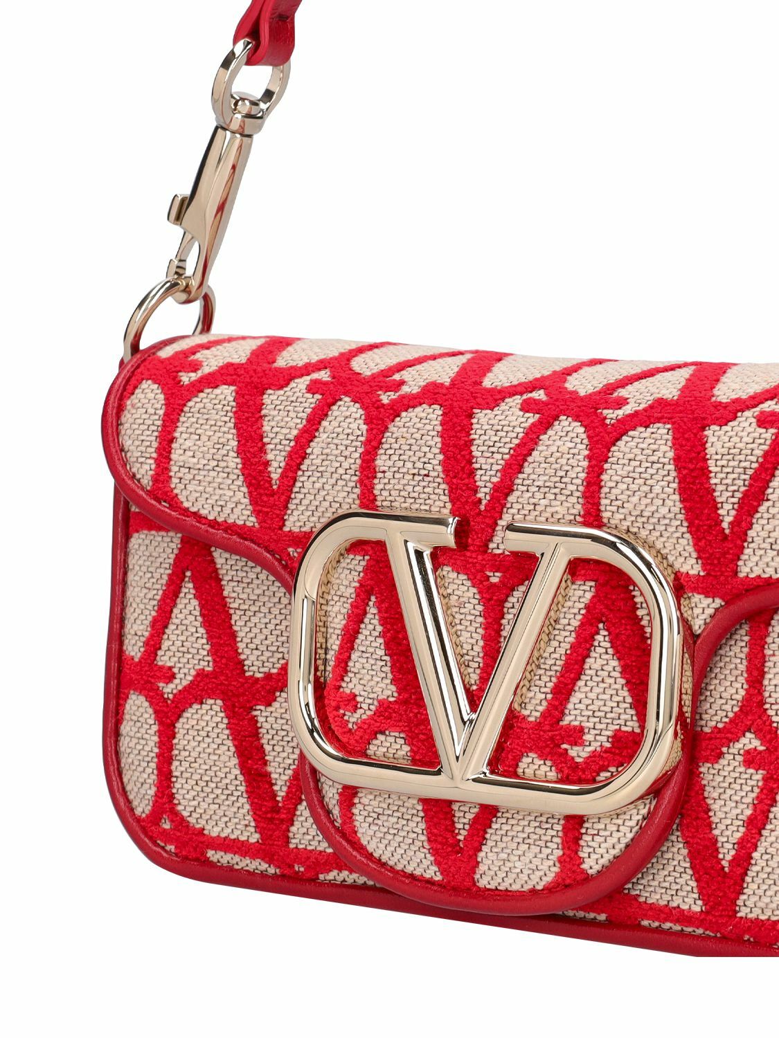 VALENTINO GARAVANI - Small Loco' Jacquard Top Handle Bag Valentino