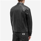 Han Kjobenhavn Men's Leather Pilot Jacket in Black