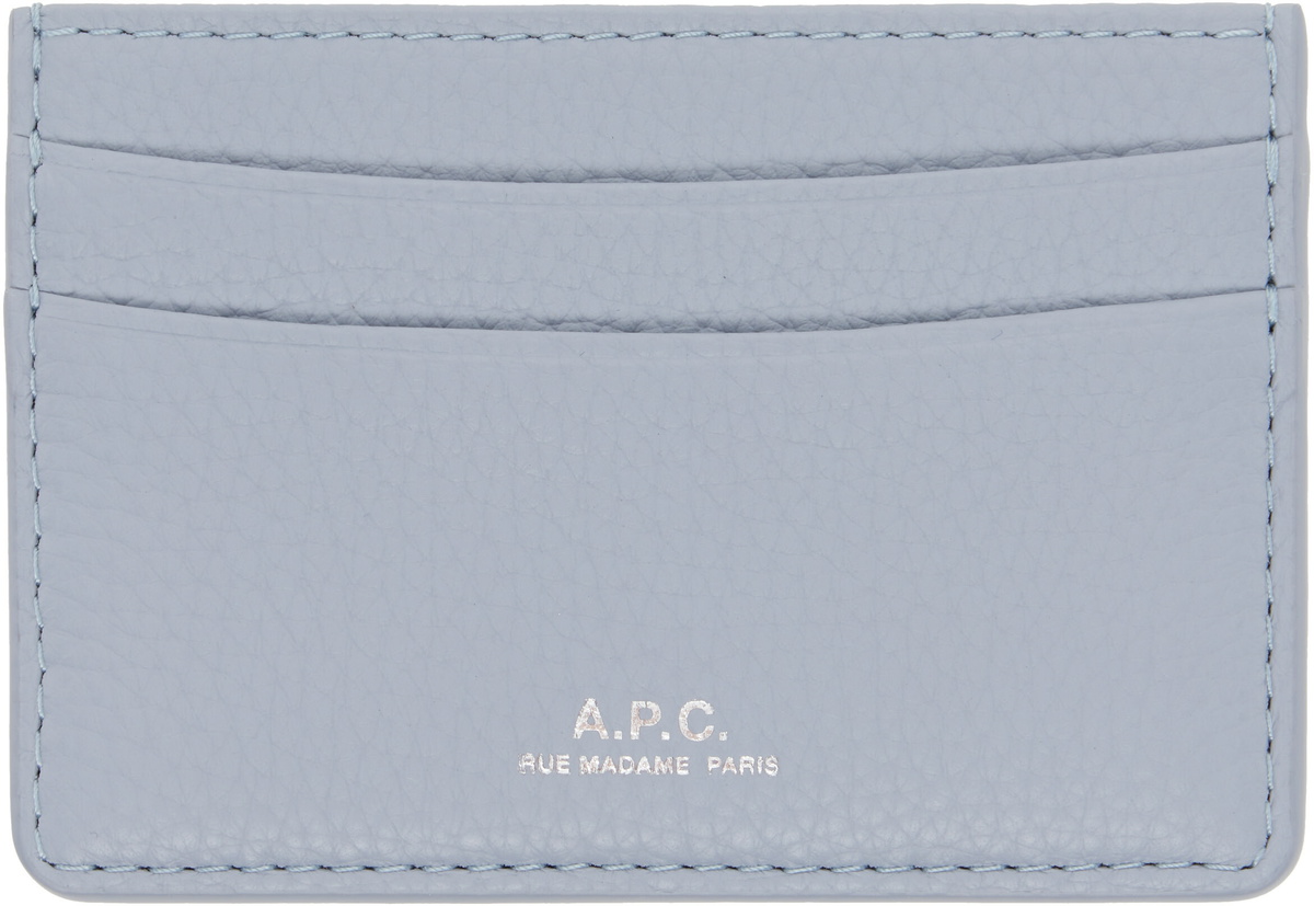 A.P.C. Blue André Card Holder