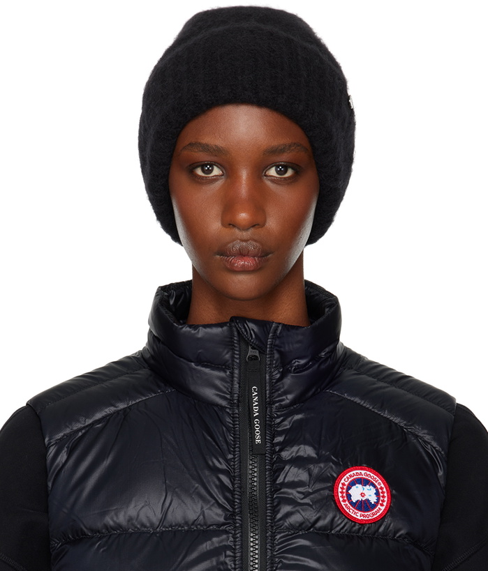 Photo: Canada Goose Black Alpaca Beanie