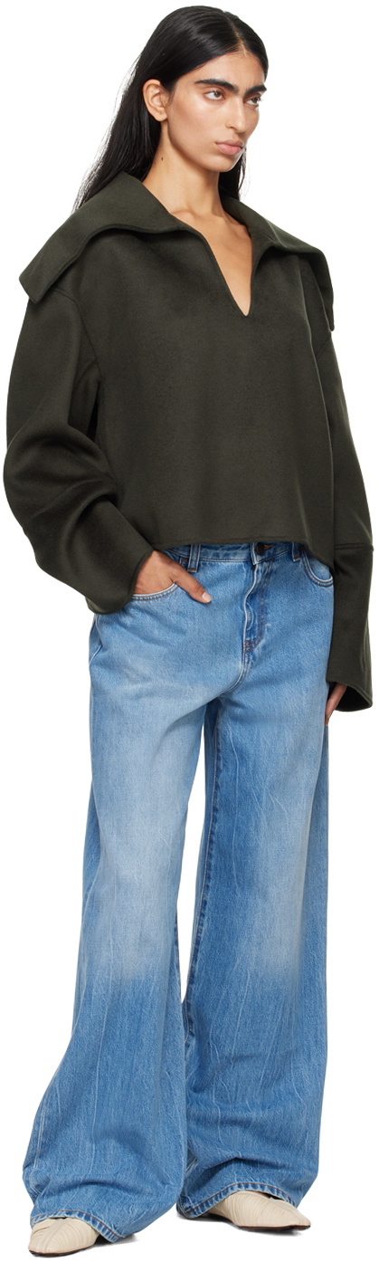 Nanushka Gray Maxe Sweater