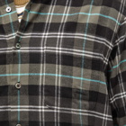 Uniform Experiment Men's Flannel Check Line Regular Shirt in Black