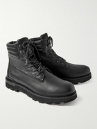 Moncler - Peka Leather Hiking Boots - Black