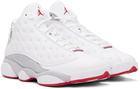 Nike Jordan White & Gray Air Jordan 13 Retro Sneakers