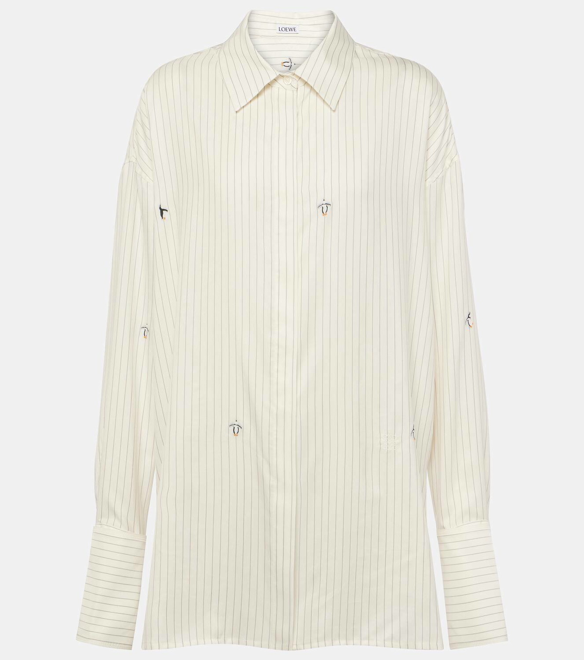 Loewe x Suna Fujita silk and cotton fil coupé shirt Loewe