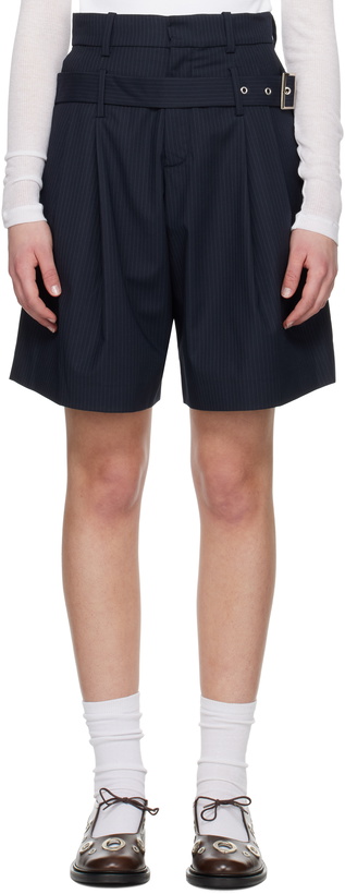 Photo: Charles Jeffrey LOVERBOY Navy Belted Edinburgh Shorts