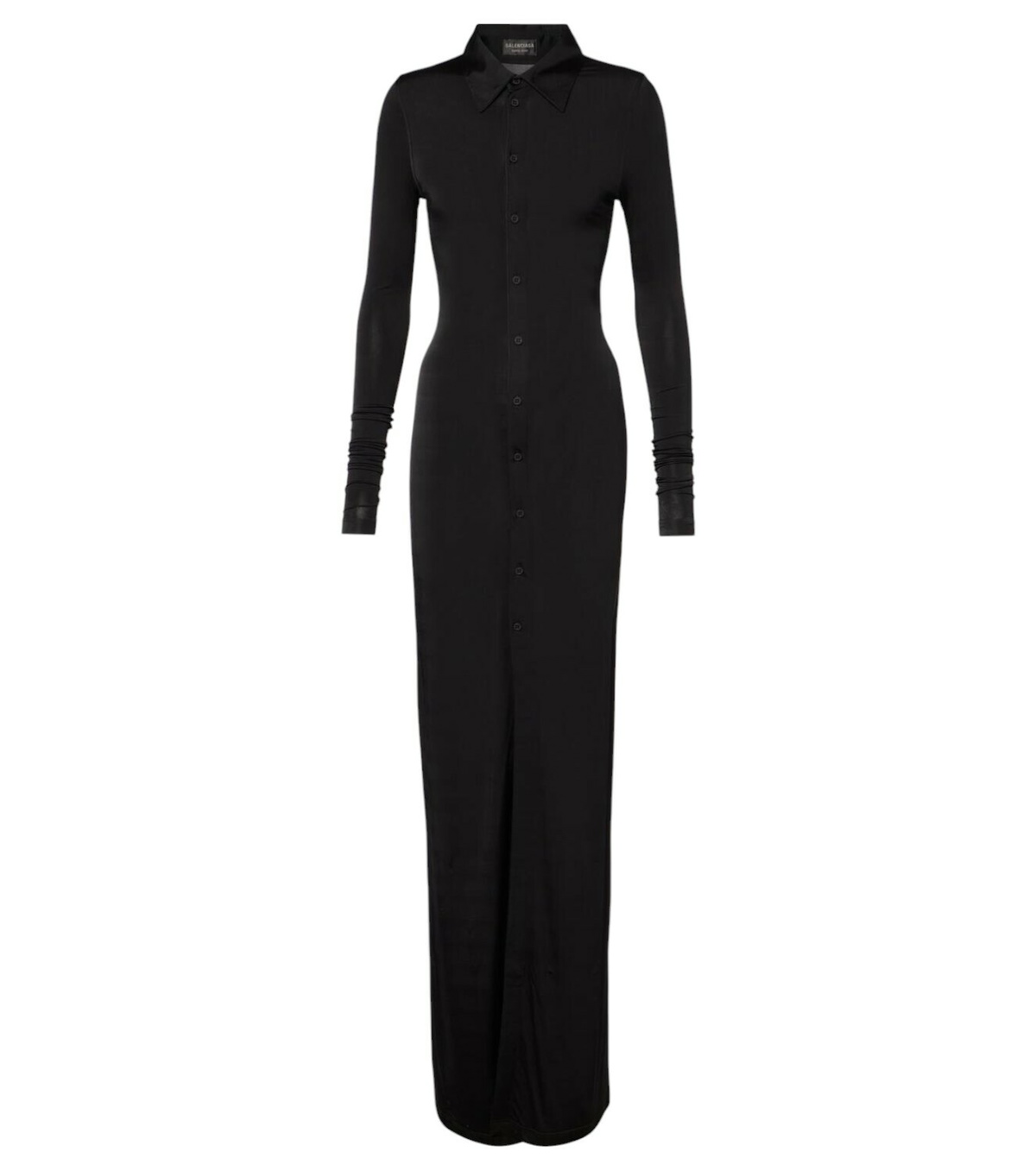 パーティードレス BALENCIAGA 837569.TSVE7 Dresses Balenciaga Crewneck Chain Dress in Pearl Grey | FWRD