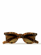 Jacques Marie Mage - Yellowstone Forever Devaux D-Frame Tortoiseshell Acetate Polarised Sunglasses