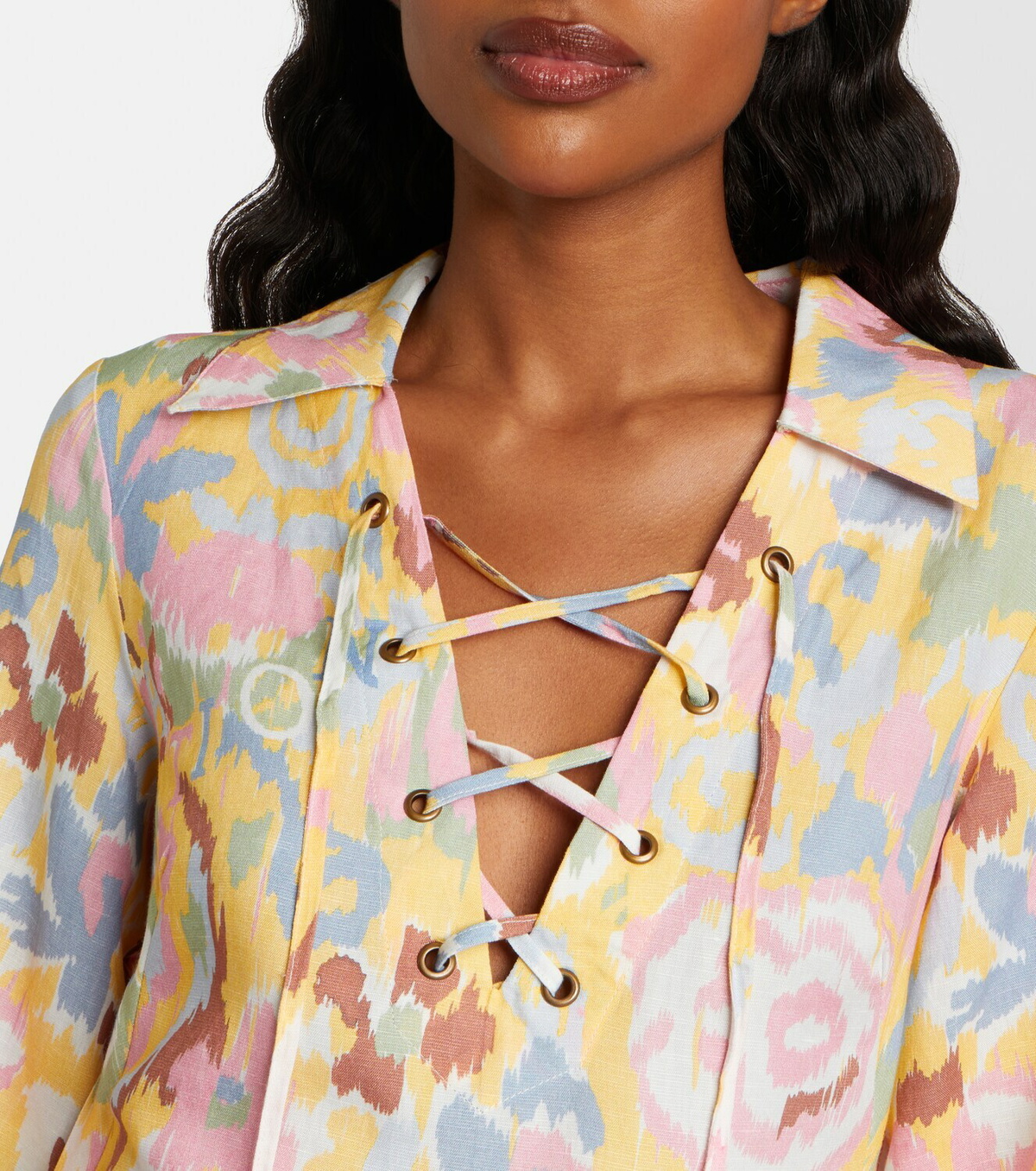 Rixo Lucien printed minidress