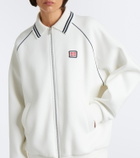 Miu Miu Cotton piqué blouson jacket