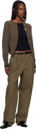 Baserange Brown Tier Cardigan