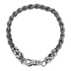 Emanuele Bicocchi Silver Braided Bracelet