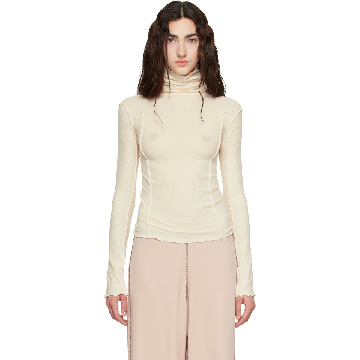 Baserange Off-White Omato Turtleneck