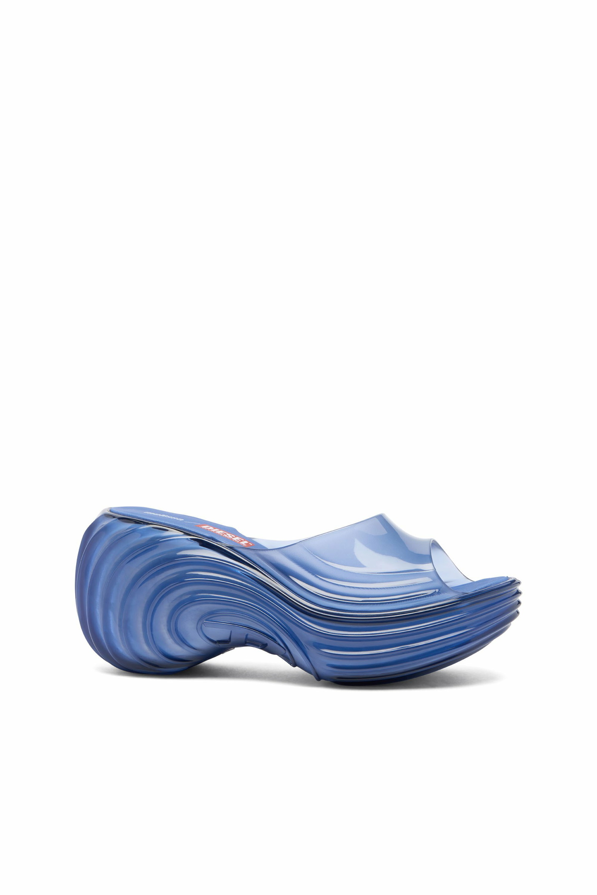 Diesel Platform mule in Melflex - Sandals Womens in Blue