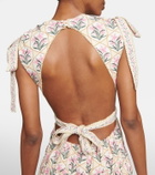 Agua by Agua Bendita Guaguancó floral cotton midi dress