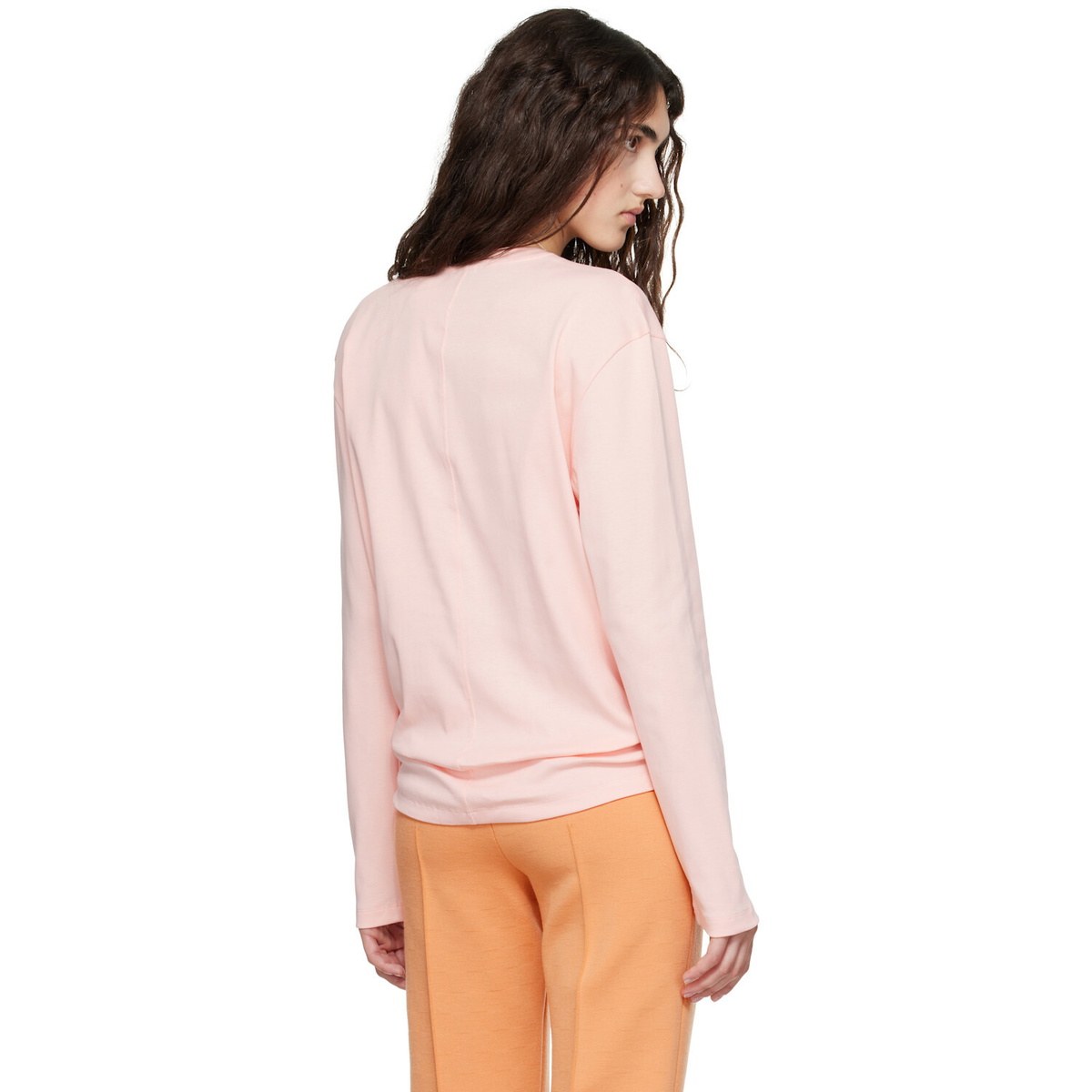 FLORE FLORE Pink Maggie Longsleeve T-shirt