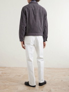 Kaptain Sunshine - T-3 Cropped Cotton-Corduroy Jacket - Gray