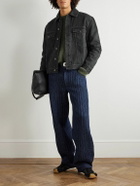 LOEWE - Anagram Logo-Appliquéd Denim Jacket - Black