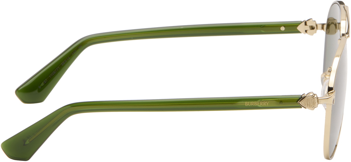 Burberry Gold Metal Sunglasses