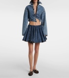 Alaïa Spiral denim jacket