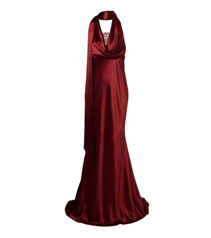 Photo: Retrofête Melly satin halterneck gown