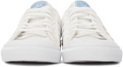 adidas Originals White Canvas Nizza Sneakers