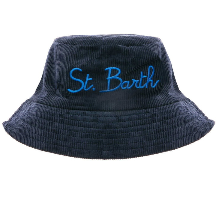 Photo: MC2 Saint Barth Blue Corduroy Bucket Hat