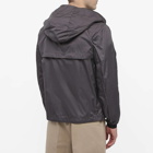 Moncler Men's Junichi Concealed Logo Hooded Windbreaker in Brown