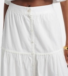 Poupette St Barth Ines broderie anglaise maxi skirt