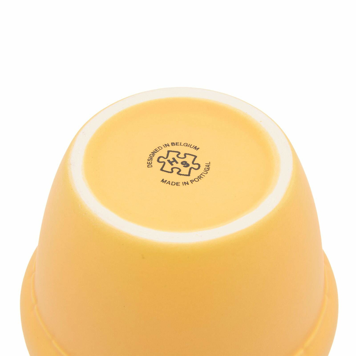 Home Studyo Louis Planter - Small in Yolk Yellow 