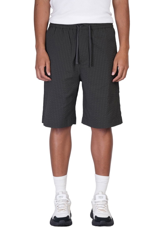 Photo: Maison Kitsuné Shorts In Black Polyester