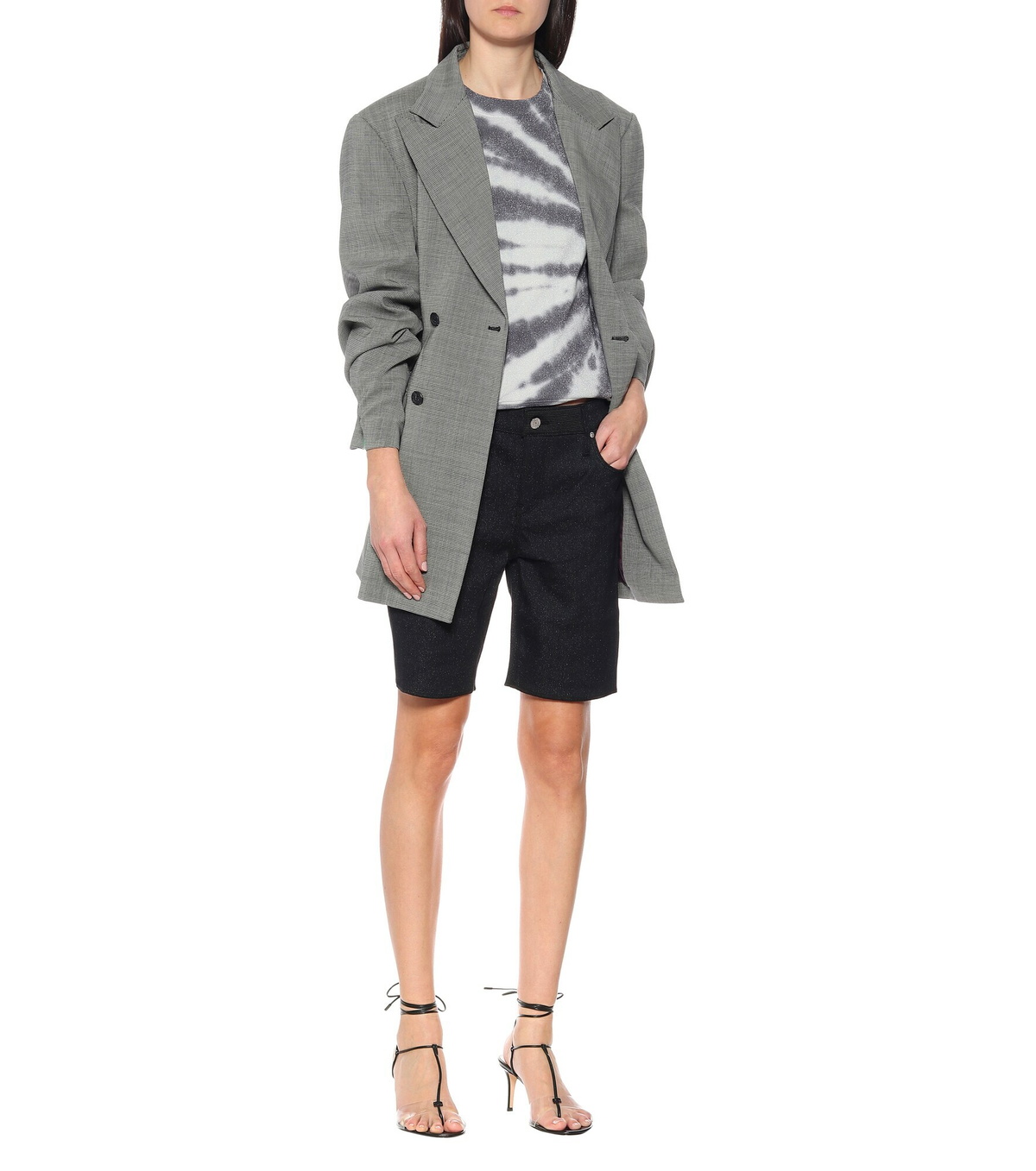Rta - Toure stretch-denim skinny shorts