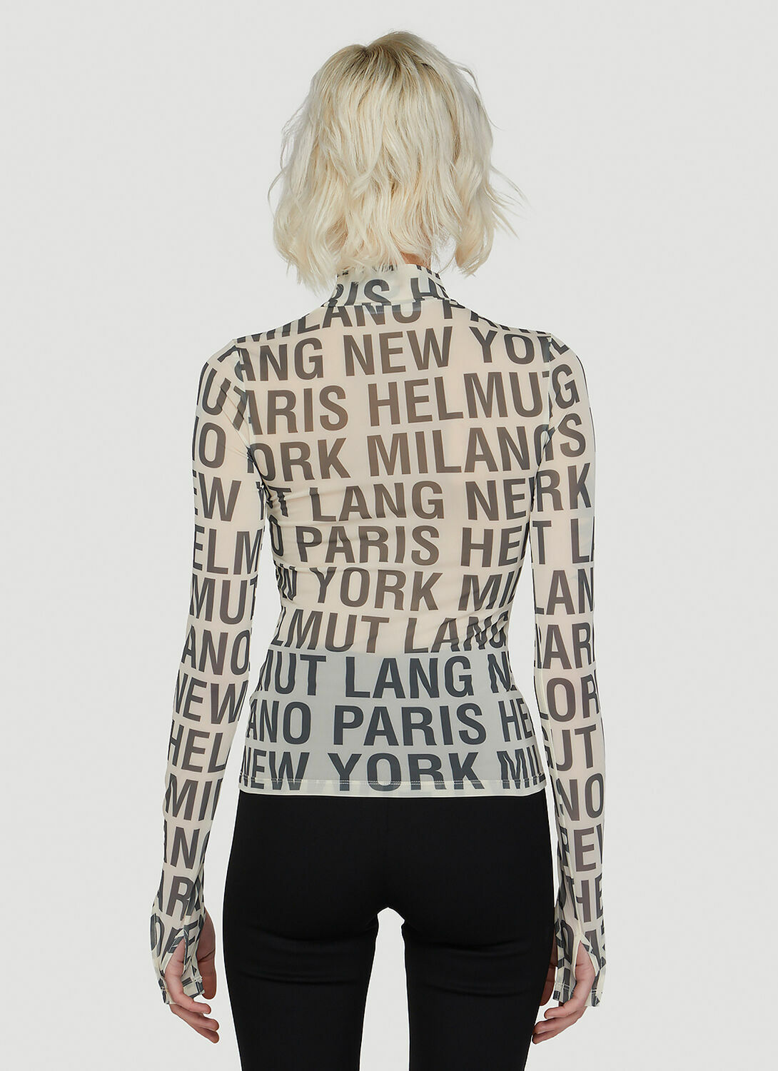 Helmut Lang Destination Print Top