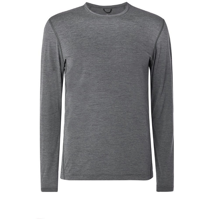 Photo: Reigning Champ - DeltaPeak Stretch-Jersey T-Shirt - Charcoal