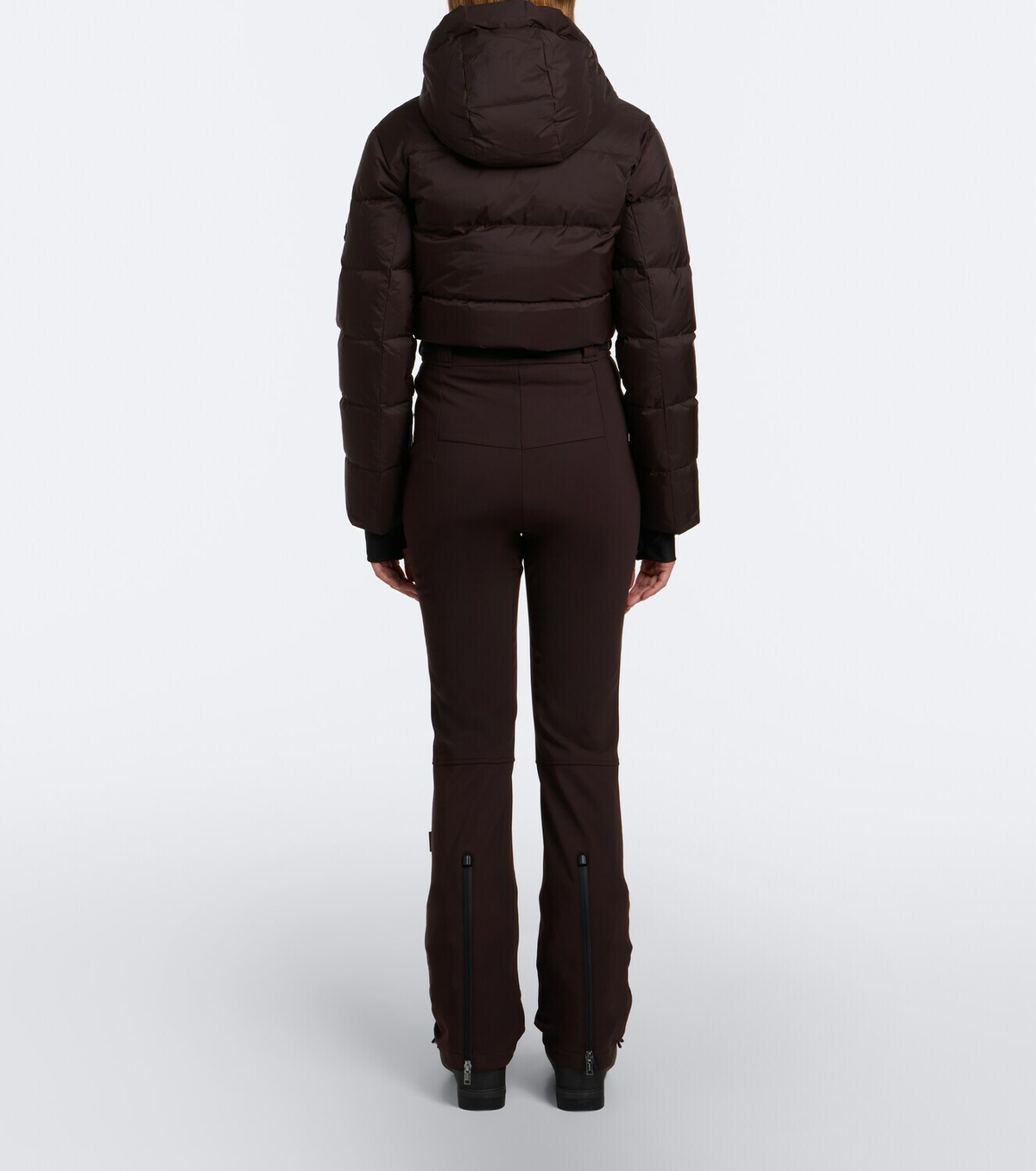 Yves Salomon Hooded down ski suit